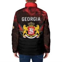 Georgia Coat Of Arms Padded Jacket Saint George And The Dragon
