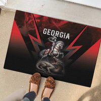 Georgia Coat Of Arms Rubber Doormat Saint George And The Dragon