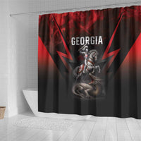 Georgia Coat Of Arms Shower Curtain Saint George And The Dragon