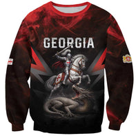 Georgia Coat Of Arms Sweatshirt Saint George And The Dragon
