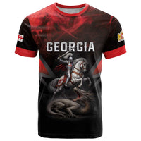 Georgia Coat Of Arms T Shirt Saint George And The Dragon