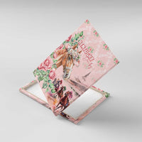 Kentucky Horse Racing Canvas Wall Art Rose Diamond Pattern Pink