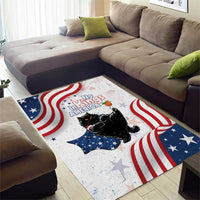 Funny Cat No Kings Area Rug Rejecting Kings Since 1776 - Wonder Print Shop