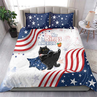 Funny Cat No Kings Bedding Set Rejecting Kings Since 1776 - Wonder Print Shop