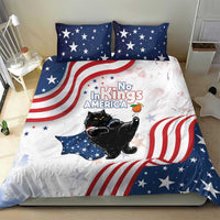 Funny Cat No Kings Bedding Set Rejecting Kings Since 1776 - Wonder Print Shop