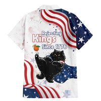Funny Cat No Kings Family Matching Mermaid Dress and Hawaiian Shirt Rejecting Kings Since 1776 - Wonder Print Shop