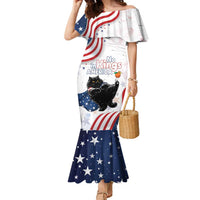 Funny Cat No Kings Family Matching Mermaid Dress and Hawaiian Shirt Rejecting Kings Since 1776 - Wonder Print Shop