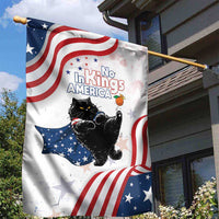 Funny Cat No Kings Garden Flag Rejecting Kings Since 1776 - Wonder Print Shop