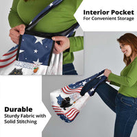 Funny Cat No Kings Grocery Bag Rejecting Kings Since 1776 - Wonder Print Shop