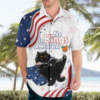 Funny Cat No Kings Hawaiian Shirt Rejecting Kings Since 1776 - Wonder Print Shop