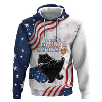 Funny Cat No Kings Hoodie Rejecting Kings Since 1776 - Wonder Print Shop