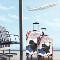 Funny Cat No Kings Luggage Cover Rejecting Kings Since 1776 - Wonder Print Shop