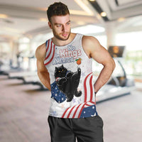 Funny Cat No Kings Men Tank Top Rejecting Kings Since 1776 - Wonder Print Shop