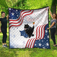 Funny Cat No Kings Quilt Rejecting Kings Since 1776 - Wonder Print Shop