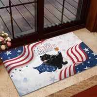 Funny Cat No Kings Rubber Doormat Rejecting Kings Since 1776 - Wonder Print Shop