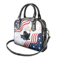 Funny Cat No Kings Shoulder Handbag Rejecting Kings Since 1776 - Wonder Print Shop