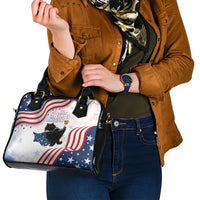 Funny Cat No Kings Shoulder Handbag Rejecting Kings Since 1776 - Wonder Print Shop