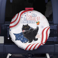 Funny Cat No Kings Spare Tire Cover Rejecting Kings Since 1776 - Wonder Print Shop