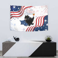 Funny Cat No Kings Tapestry Rejecting Kings Since 1776 - Wonder Print Shop