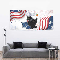 Funny Cat No Kings Tapestry Rejecting Kings Since 1776 - Wonder Print Shop