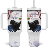 Funny Cat No Kings Tumbler With Handle Rejecting Kings Since 1776 - Wonder Print Shop