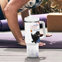 Funny Cat No Kings Tumbler With Handle Rejecting Kings Since 1776 - Wonder Print Shop