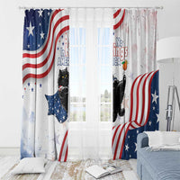 Funny Cat No Kings Window Curtain Rejecting Kings Since 1776 - Wonder Print Shop