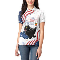 Funny Cat No Kings Women Polo Shirt Rejecting Kings Since 1776 - Wonder Print Shop