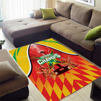 Guyana Cricket Area Rug Amazon Warriors Glorious Victory - Wonder Print Shop