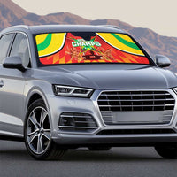 Guyana Cricket Auto Sun Shade Amazon Warriors Glorious Victory - Wonder Print Shop