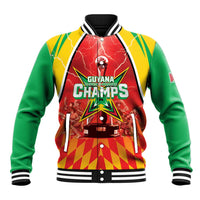 Custom Guyana Cricket Baseball Jacket Amazon Warriors Glorious Victory - Wonder Print Shop