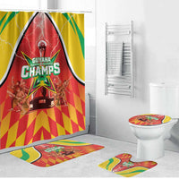 Guyana Cricket Bathroom Set Amazon Warriors Glorious Victory - Wonder Print Shop