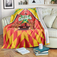 Guyana Cricket Blanket Amazon Warriors Glorious Victory - Wonder Print Shop