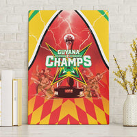 Guyana Cricket Canvas Wall Art Amazon Warriors Glorious Victory - Wonder Print Shop