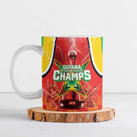 Custom Guyana Cricket Ceramic Mug Amazon Warriors Glorious Victory - Wonder Print Shop
