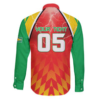 Custom Guyana Cricket Family Matching Long Sleeve Bodycon Dress and Hawaiian Shirt Amazon Warriors Glorious Victory - Wonder Print Shop