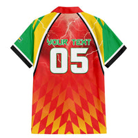 Custom Guyana Cricket Family Matching Mermaid Dress and Hawaiian Shirt Amazon Warriors Glorious Victory - Wonder Print Shop