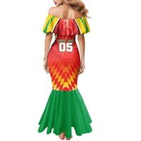 Custom Guyana Cricket Family Matching Mermaid Dress and Hawaiian Shirt Amazon Warriors Glorious Victory - Wonder Print Shop