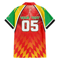 Custom Guyana Cricket Family Matching Summer Maxi Dress and Hawaiian Shirt Amazon Warriors Glorious Victory - Wonder Print Shop