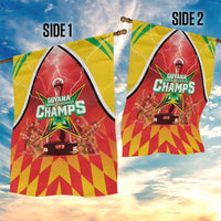Guyana Cricket Garden Flag Amazon Warriors Glorious Victory - Wonder Print Shop