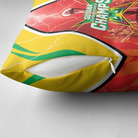 Guyana Cricket Pillow Cover Amazon Warriors Glorious Victory - Wonder Print Shop