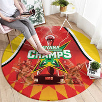 Guyana Cricket Round Carpet Amazon Warriors Glorious Victory - Wonder Print Shop