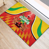 Guyana Cricket Rubber Doormat Amazon Warriors Glorious Victory - Wonder Print Shop