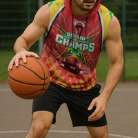 Custom Guyana Cricket Sleeveless Hoodie Amazon Warriors Glorious Victory - Wonder Print Shop