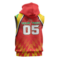Custom Guyana Cricket Sleeveless Zip Hoodie Amazon Warriors Glorious Victory - Wonder Print Shop