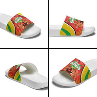 Guyana Cricket Slide Sandals Amazon Warriors Glorious Victory - Wonder Print Shop