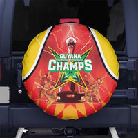 Guyana Cricket Spare Tire Cover Amazon Warriors Glorious Victory - Wonder Print Shop