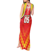 Custom Guyana Cricket Tank Maxi Dress Amazon Warriors Glorious Victory - Wonder Print Shop