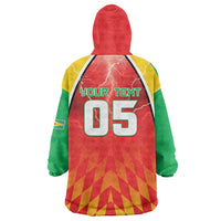 Custom Guyana Cricket Wearable Blanket Hoodie Amazon Warriors Glorious Victory - Wonder Print Shop