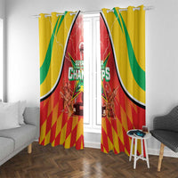 Guyana Cricket Window Curtain Amazon Warriors Glorious Victory - Wonder Print Shop